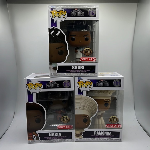 Black Panther Marvel Studios Legacy Collection Funko Pop Bundle - Picture 1 of 6